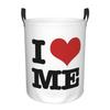 I Love Me Dirty Laundry Baskets Foldable Large Waterproof Clothes Sundries Basket For Home Children's