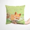 Case for Pillow Covers Decorative Cushion Cartoon Fox Velvet Cushion Cover x Rectangular Cover for Living Room Cushions Sofa