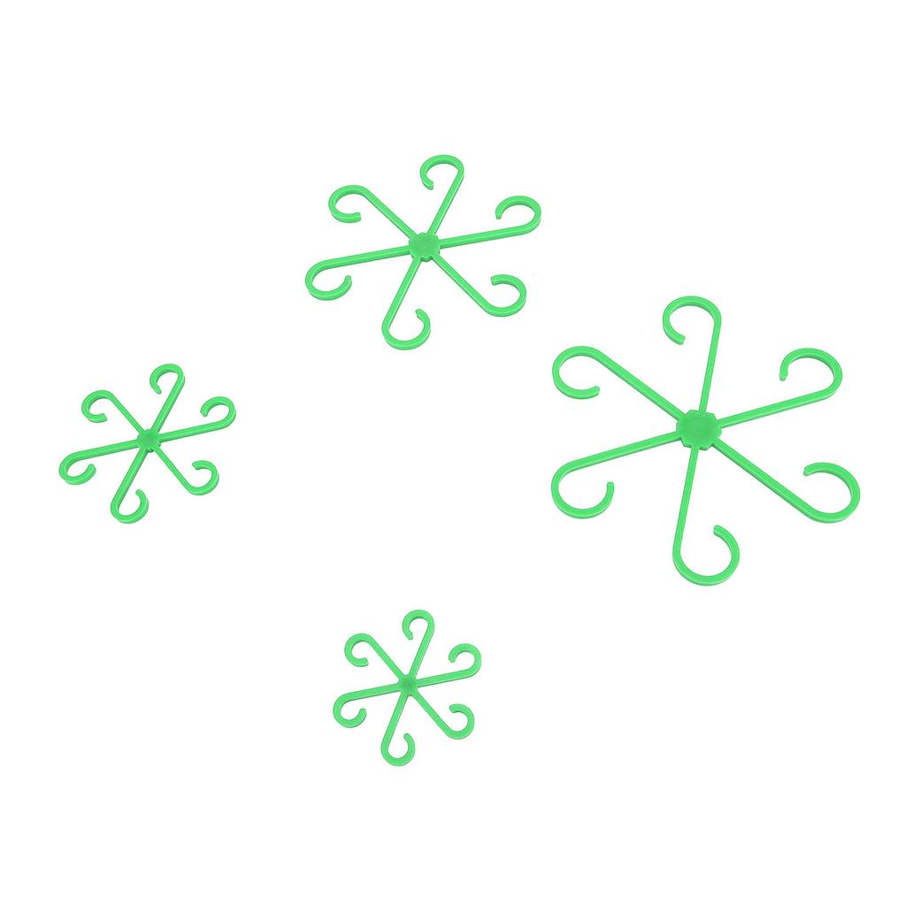 4Pcs Plants Stem Holders Set 4 Different Sizes Waterproof Reusable Portable Vine Support Clips for