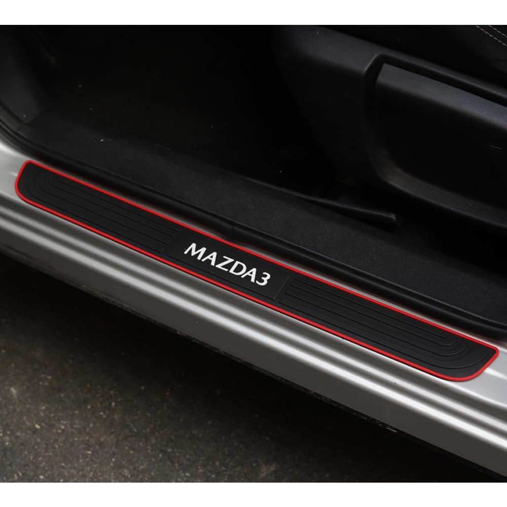 

LEXLEYS Mazda 3 BP Series Side Step Guard Scuff Car Door Side Guard Scuff Protector Scratch Tape Stain Prevention Sedan/Fastback Plate, Molding,