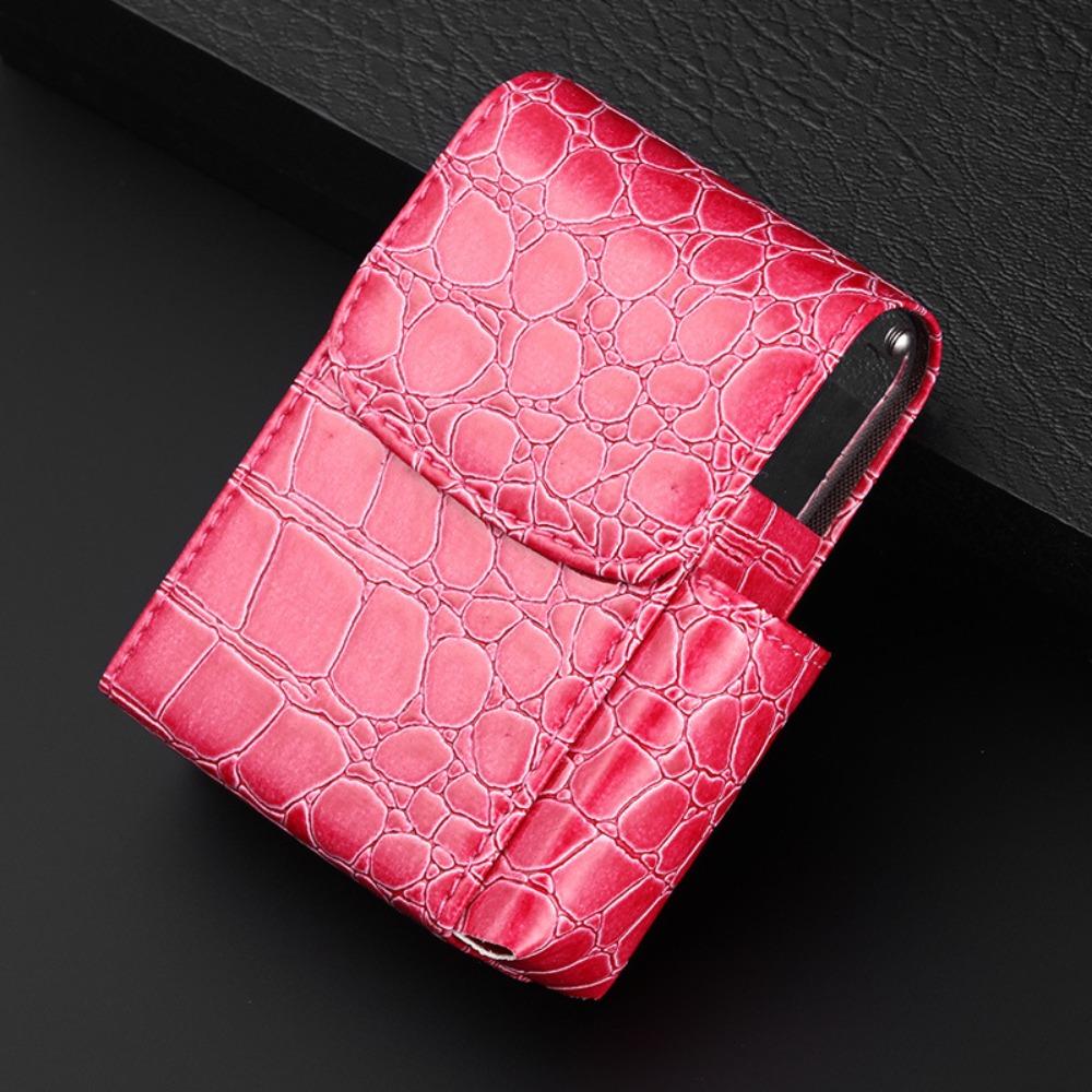 High Quality PU Leather Cigarette Case Portable Stylish Cigarette Box Case Durable Lighter Holder Gift for Men