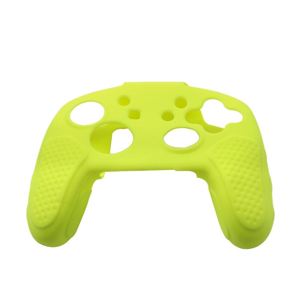 Switch Pro Controller Hülle Skin Case Silikon CHINFAI Switch Controller Schutzhülle Weich Stoßfest Angenehm anzufassen FPS PRO Stickabdeckung