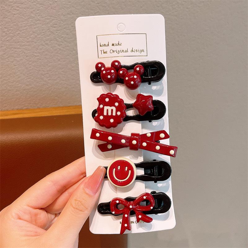 Children'S Hairpin Bag Cloth, Duck Bill Clip Cloth, Bow Root, Princess Hairpin, Cute Little Flower Girl Hair Accessories
