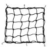 ONIPAX X High Elasticity Bungee Cargo Net with 6 Hooks for Bicycles and Motorcycles 1 15" 15" (Black, Net)