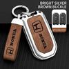 Alloy Leather Car Remote Key Protection Cover Shell For Honda XRV CRV Civic Accord City Jazz Marina Wisdom Interior Accessories ED2