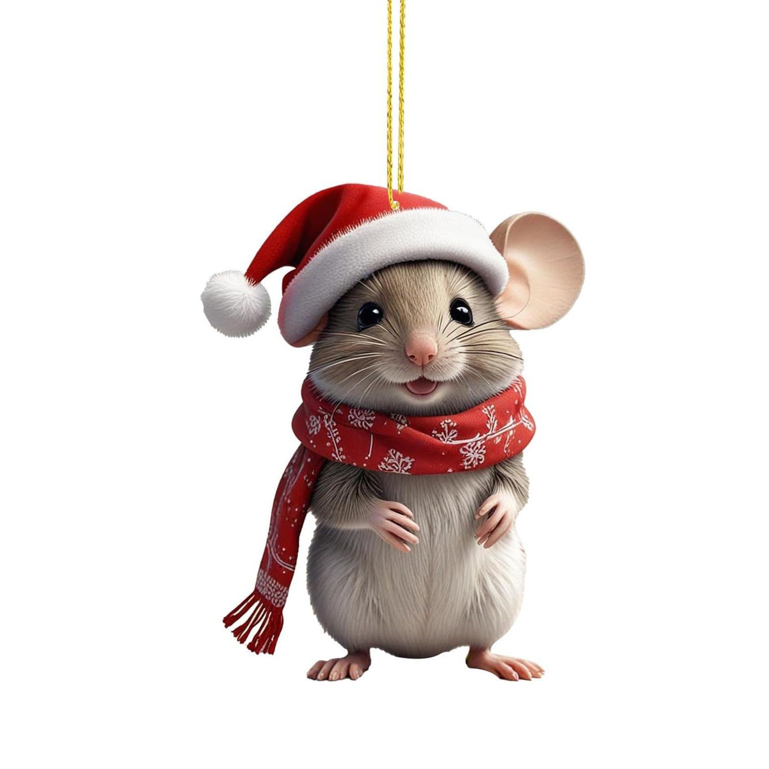 

2D Симпатичный автомобильный акриловый плоский брелок для зеркала заднего вида One Size