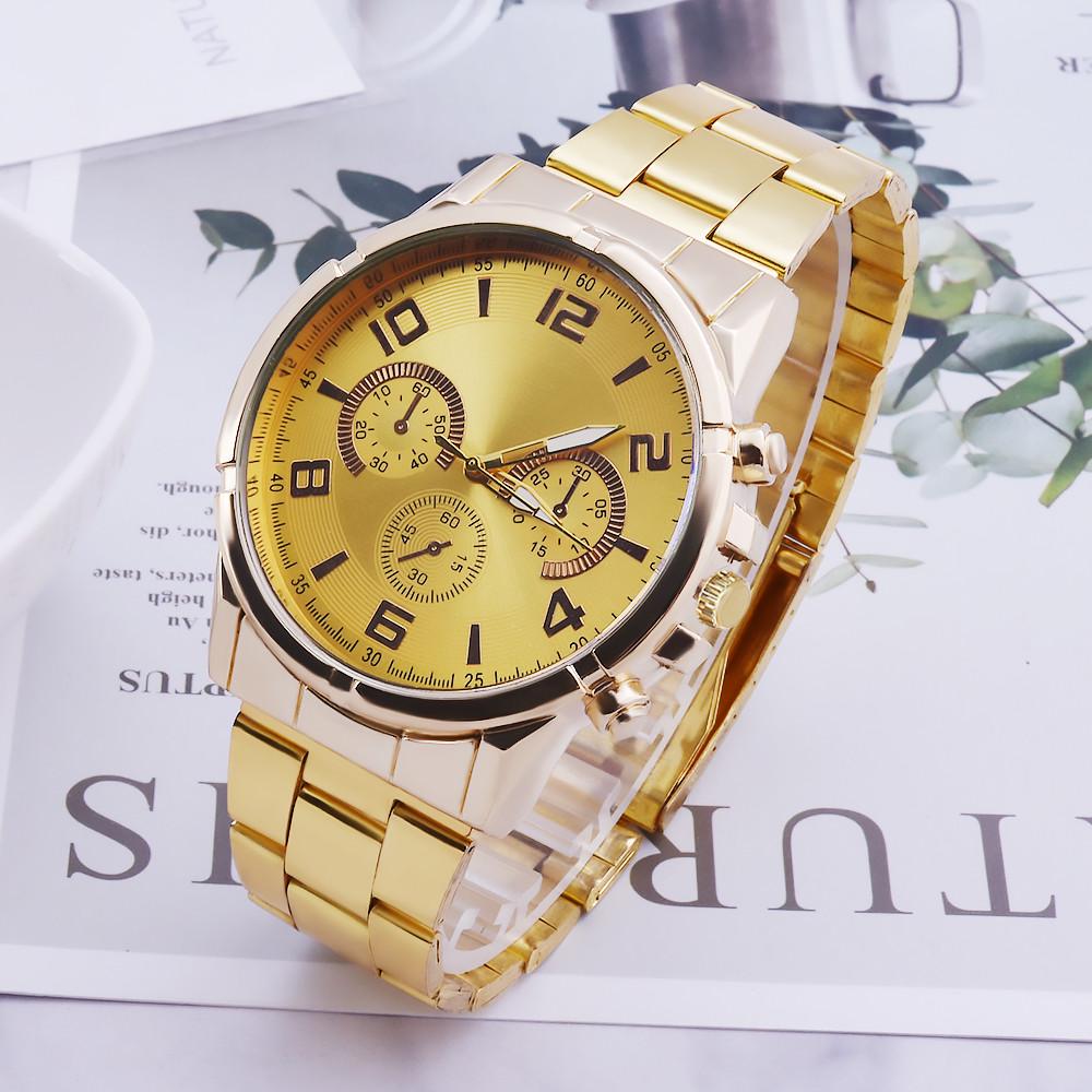 Buy Khorasan Luxury Fashion Stainless Steel Clock For Men's Quartz