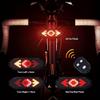 2er-Pack USB-wiederaufladbares Fahrradlicht-Set, superhelle LED-Frontscheinwerfer & rotes Rücklicht, Sicherheits-Nachtfahr-Warnleuchte für Fahrrad
