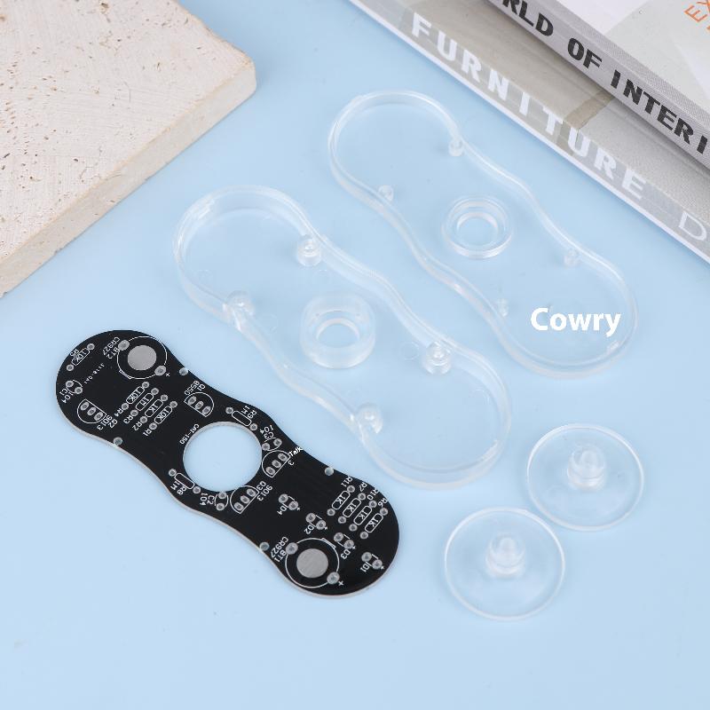 LED Rotující Gyroskop DIY Kit SMD Pájení POV Rotace Barevná Dioda Světelný Tréninkový Gyroskop Kit Sada pro Pájecí Praxi