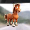 Horse Pendant Car Interior Decoration Christmas Trees Doors Windows Walls Decorative Hanging Accessory