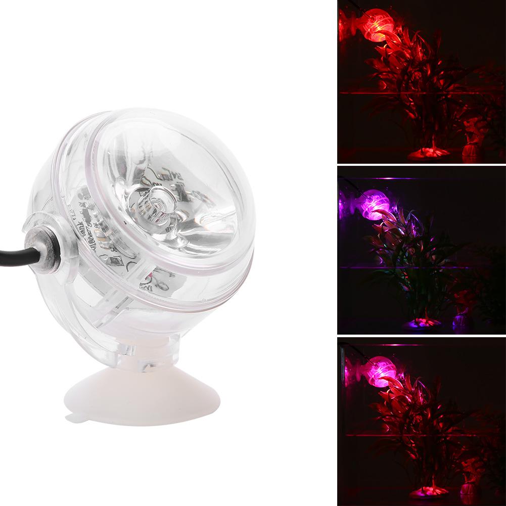 Waterproof Aquarium Mini LED Spotlights Submersible Fish Tank Lamp