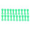 Risk 20pcs Zark Fitting Cap Fitting Brake Bleeder Screw Dustproof Cover for Car