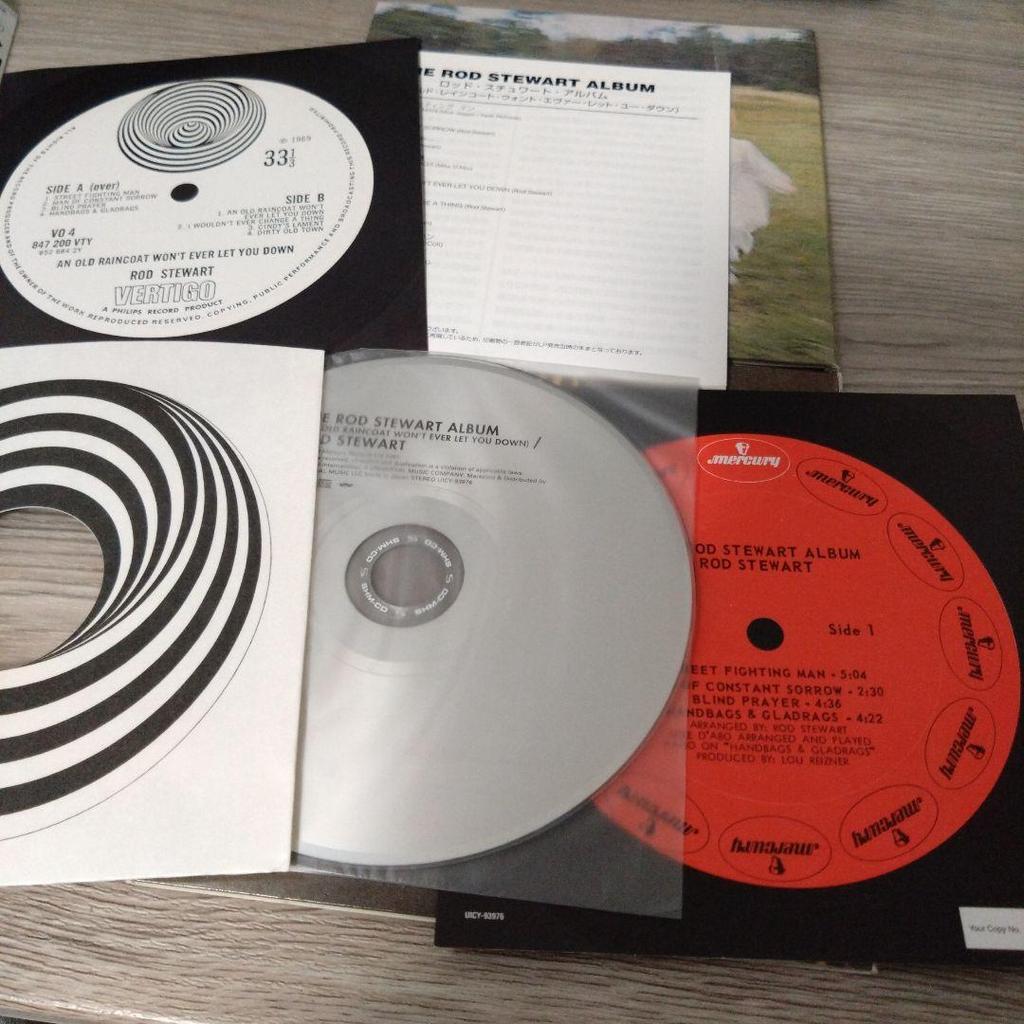 [USED] Paper jacket SHM-CD Rod Stewart album rod stewart