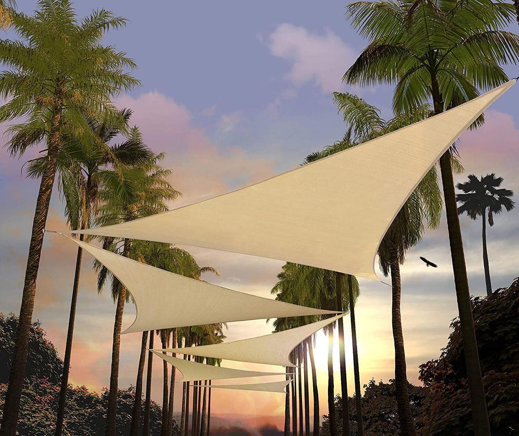 Triangle Oxford Cloth Sunshade Sail - Thickened, Waterproof Sun Protection for Pool, Courtyard, Balcony