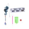 Rhinestones Pendant Unique Hippocampus Shape DIY Painting Decorative Ornament Accessories for Window Home Decoration
