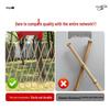 Expandable Bamboo Fence Panel for Outdoor Patio and Garden – Anti-Corrosion Support Pole for Landscaping and Partitioning.