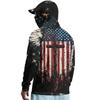 Herren Langarm Schnelltrocknendes Kapuzenshirt UV-Schutz Angeln Fitness Sportbekleidung Leicht Atmungsaktiv Outdoor Aktivkleidung