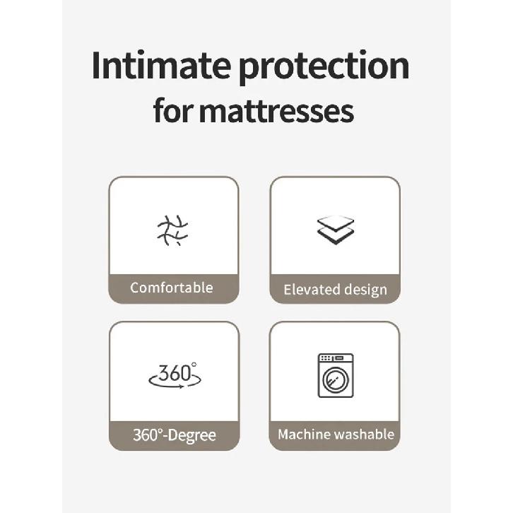 3Pcs Luxury Satin Fitted Sheet Set Soft Comfortable Breathable Solid Color Bedding Mattress Protector Set for Double Full Size