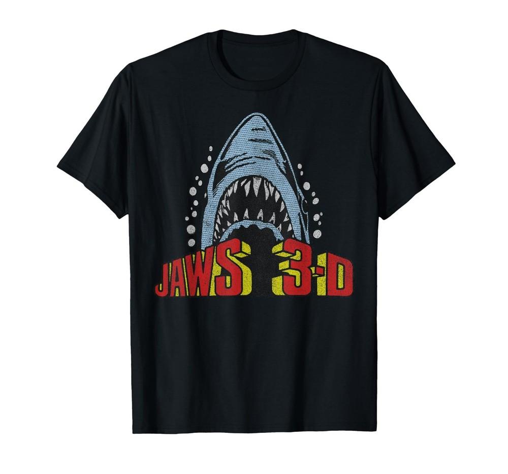 

Jaws Retro 3D Poster T-Shirt M