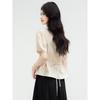 Women's V-Neck Short Sleeve Commuter Blouse