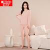 Hongdou Fleece-Lined Anti-Static Thermal Underwear Set