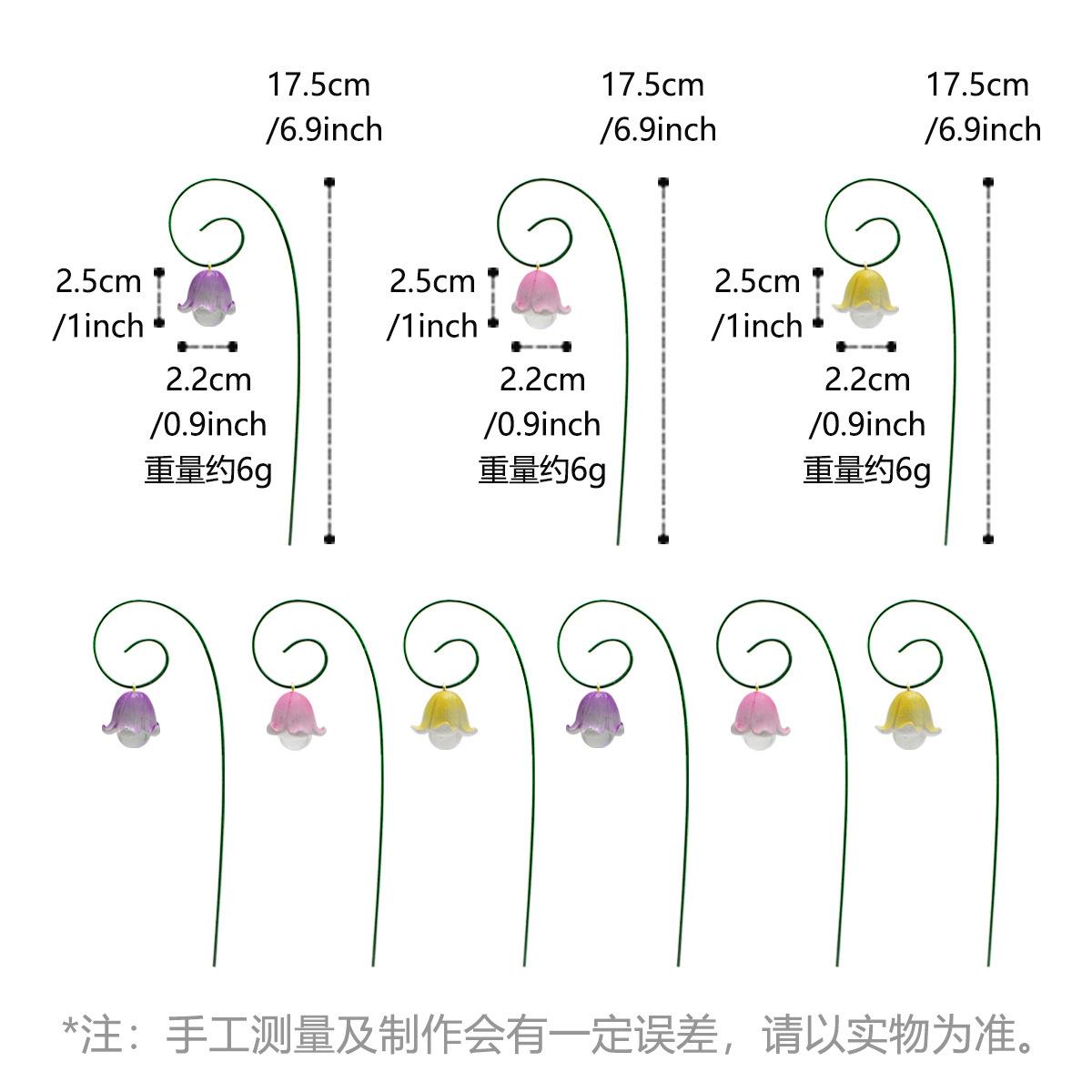 

9PC Orchid Decorative Floor Insertion Garden Courtyard Succulent Pottery Decoration Resin Crafts Garden Decor