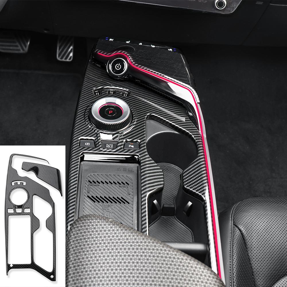 For KIA EV6 -2026 Left-hand Drive Car Interior Black Central Console Gear Shift Window Button Air Vent Cover Accessories
