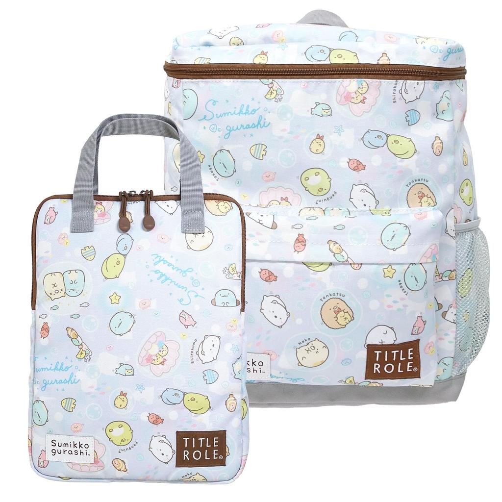 Sumikkogurashi Backpack with Tablet PC Large Box Purple [TITLE ROLE] Case, Capacity, Type, Kids,