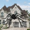 5M/7M Halloween Triangle Spider Web Black/White Simulation Design Halloween Spider Web Extra Large Realistic Giant Spider Web