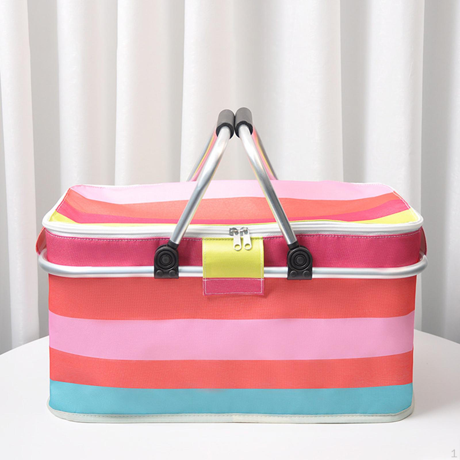 

Сумка-тоут для кемпинга, складная корзина для пикника, многоцелевая сумка для хранения