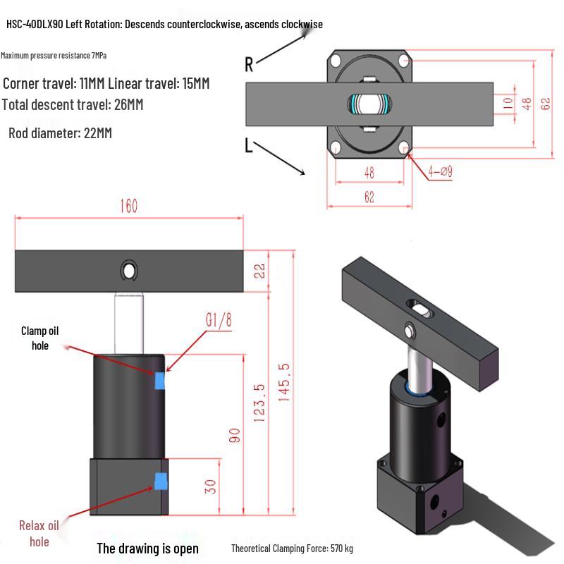 

Hydraulic Swing Clamp Cylinder
