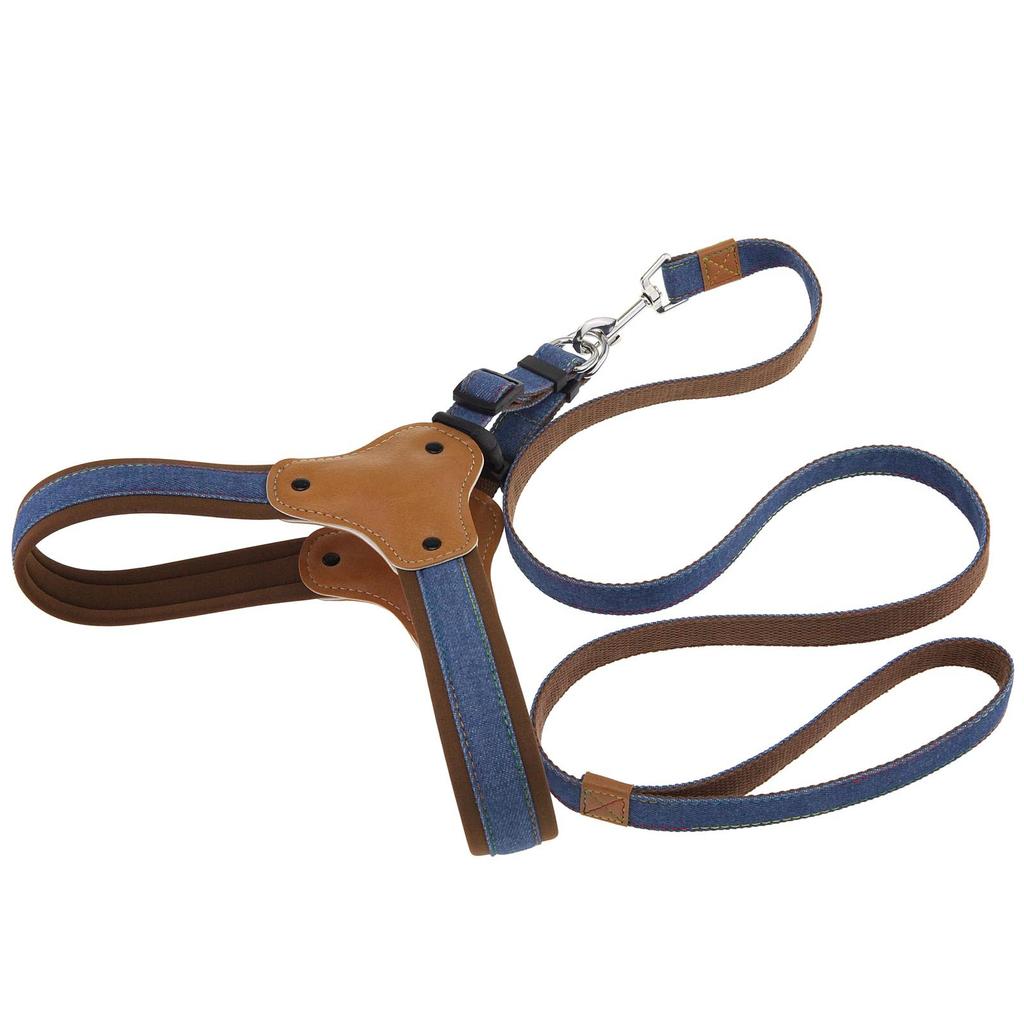 Pet Leash Y-shaped Dog Chest Strap Breathable Adjustable Medium and Large Dog Saddle Walking Dog Leash Chain