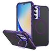 For Samsung Galaxy A05s 4G Case with Lens Kickstand Matte Phone Back Cover Compatible with MagSafe