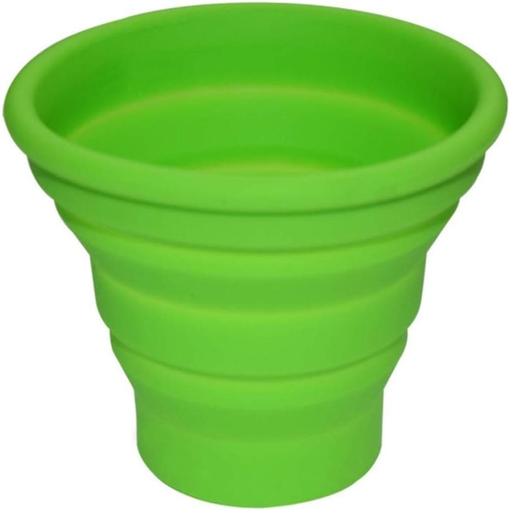 200ML Silicone Foldable Cup Portable Drinking Cup Travel Foldable Camping Cup Portable Cover Suitable for Outdoor Travel