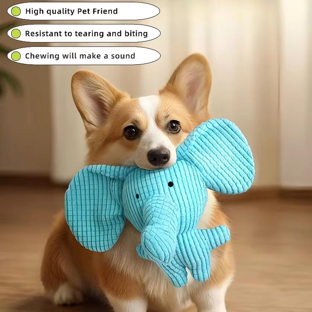 Koujut Upgraded Dog Toys, New Calming Toys, Dog Toys for Aggressive Chewers with Soft Squeaker