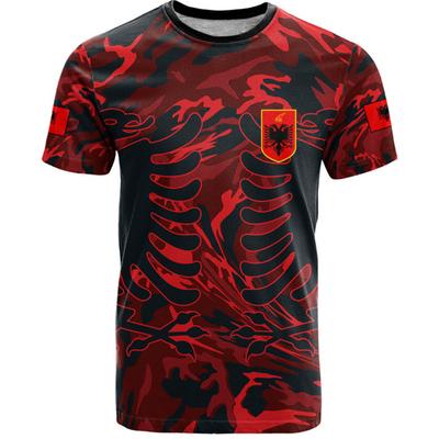 T-Shirts mit 3D-Druck und Nationalemblem für Männer, lässig, Rundhalsausschnitt, kurzärmelig, Fußball-Sporttrikot