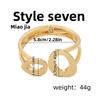 Bracelet INS Minimalist Irregular Wave Jewelry Metal Glossy Bracelet Ladies Jewelry
