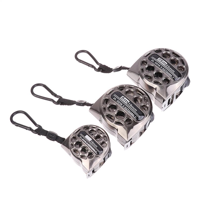 3/5/7.5M Metric Tape Measure Stainless Steel Anti-Corrosion Retractable Metric Ruler Hollow Design Woodworking Measuring Tool