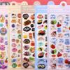 Kawaii Creative Animals Food 3D Stickers Cute Dog Bear Sushi Cartoon Decals Suitcase Phone Laptop Sticker Toys Gift