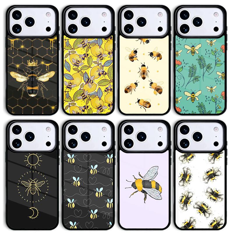 Bees Mobile Phone Case for IPhone 17 AIR 16pro Max 15 14 13 12 11 Bumper Cover