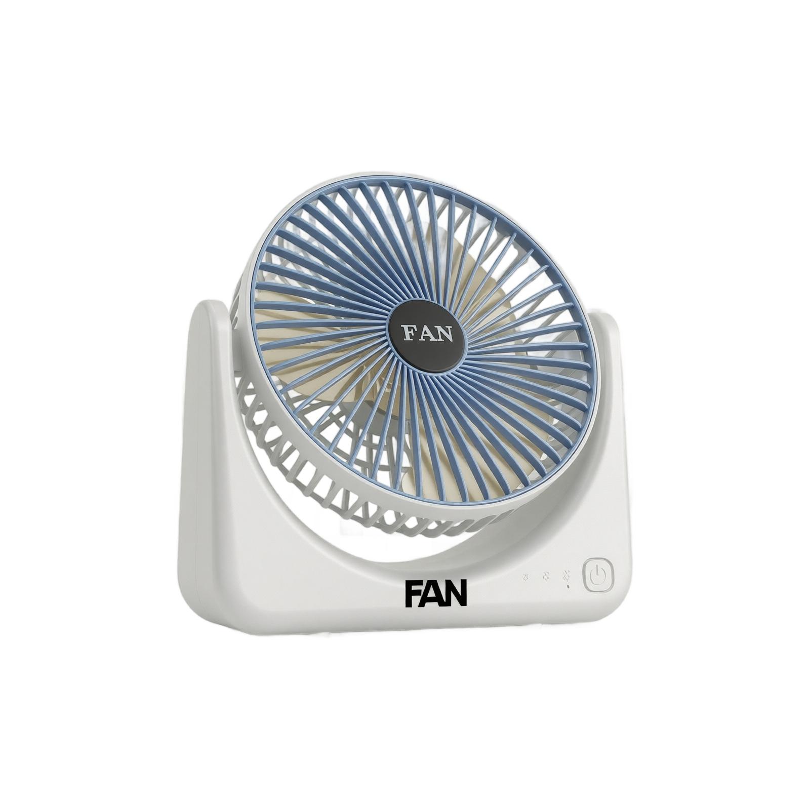

Portable Desktop Fan USB Powered Small Personal Fan Adjustable Angle Compact Design for Home Office Travel Use ONE SIZE синий