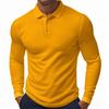 Spring/Autumn Lightweight Men's Quick-Dry Breathable Long-Sleeved Polo Sweatshirt Casual T-Shirt
