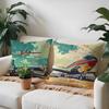 Cool Aircraft Airplane Pillow Case Living Room Sofa Decorative Cushion Cover Simple Household Light Luxury Printed Pillow