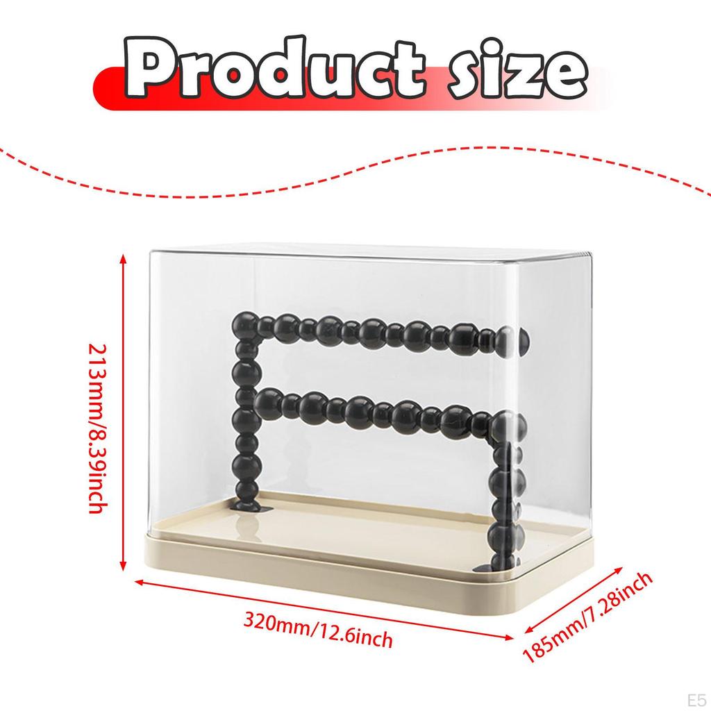 2-stufiger Stirnbandhalter Haarschmuck-Display Desktop Vielseitiger Reifenständer Halskette