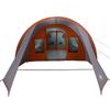 4 Person Tunnel Tent Gray and Orange 778 x 356 x 210 cm