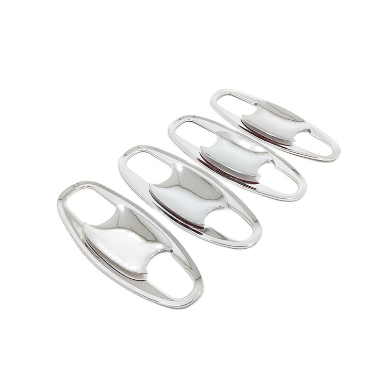 Capac autocolant decorativ pentru mânerul ușii laterale pentru exteriorul mașinii pentru Toyota Land Cruiser 200 2016-2018 Accesorii de stil cromat