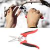 180mm 3CR13 Steel Electrician Garden Scissors Multifunction Straight Head Plastic Scissors
