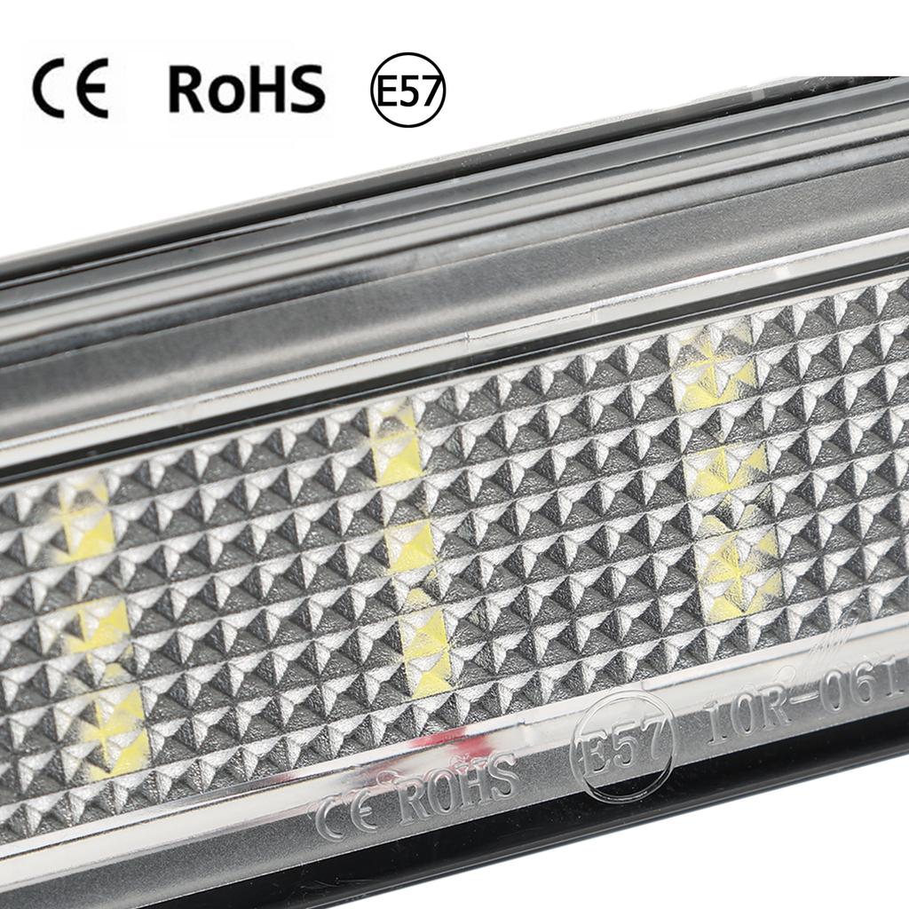 6000K Waterproof For Honda Civic Hatchback Coupe EJ EK EG EK9 EK3 CR-X 1991-00 34100S04A01 License Number Plate Lamp Tag Lights