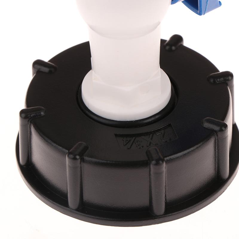 IBC Tankadapter 1/2 3/4 Zoll Kunststoffhahn Ersatzventil 60 mm Grobgewinde Import Gartenwasseranschlüsse Ablaufadapter