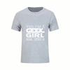 Men S T Shirts Cotton Short Sleeve O Neck Yes I Am A Geek Girl Deal